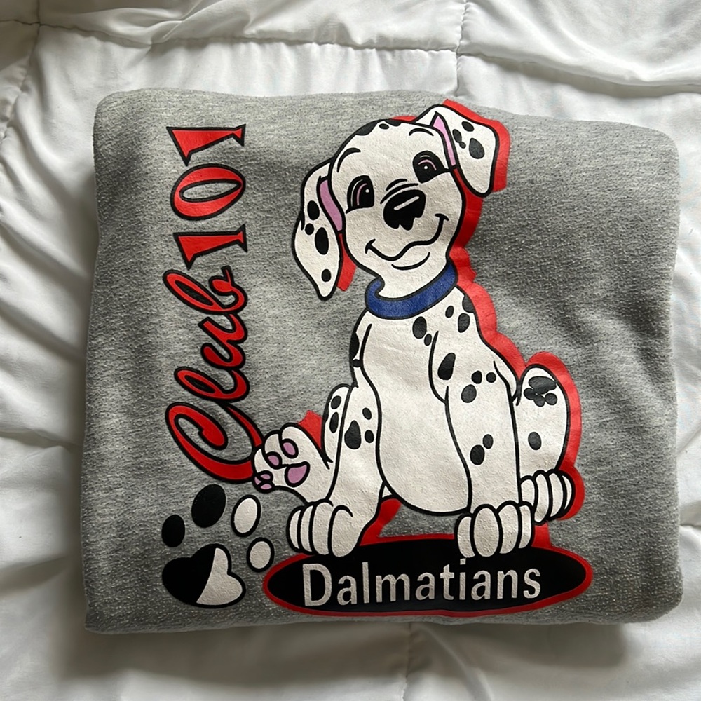 Oversized Dalmatian Disney crewneck